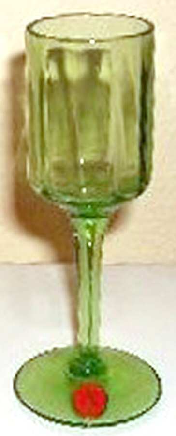Nocturne Lime Green Cordial Glass by Seneca-1