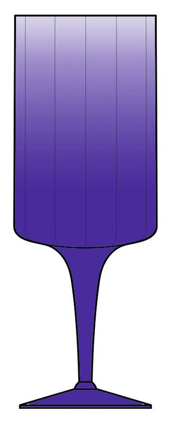 Nocturne Plum Water Goblet by Seneca-1