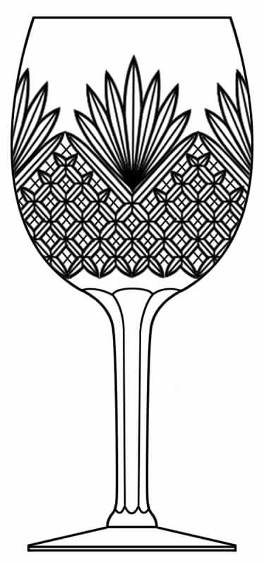 Pineapple Water Goblet by Seneca-1