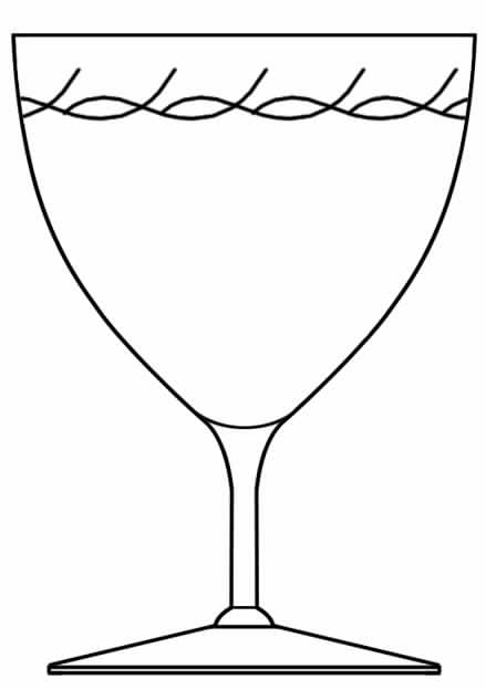 Pine Needles Water Goblet by Seneca-1