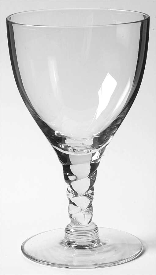 Pirouette Clear Water Goblet by Seneca-1