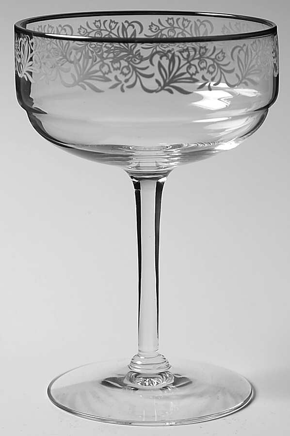 Platinum Lace Champagne/Tall Sherbet by Seneca-1