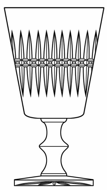 Prince of Wales Water Goblet by Seneca-1