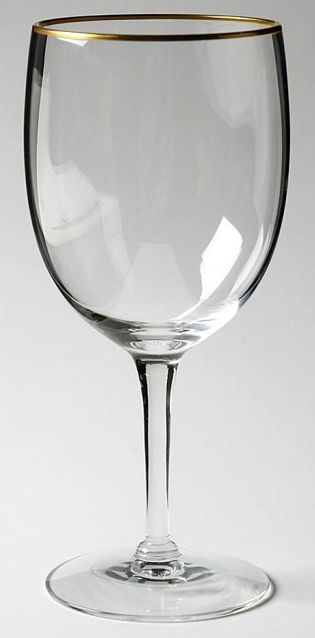 Puritan (Gold Trim) Water Goblet by Seneca-1