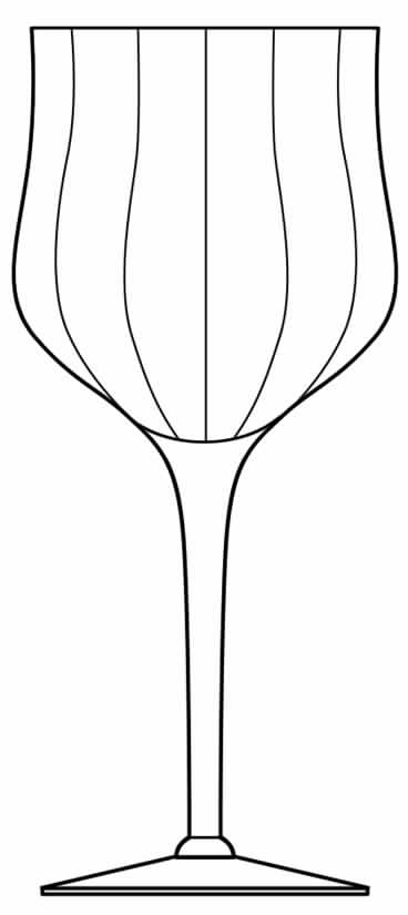 Reflection Clear (Smooth Stem) Water Goblet by Seneca-1