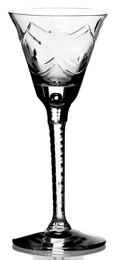 Rhythm (Stem 476, Cut 627) Cordial Glass by Seneca-1