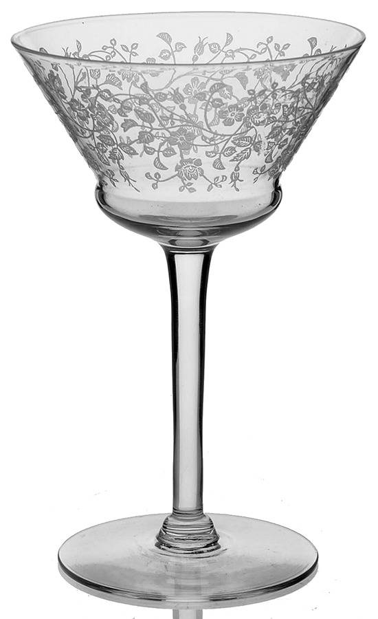 Rose Lace (Stem 176) Champagne/Tall Sherbet by Seneca-1
