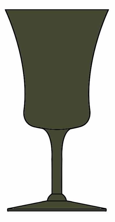 Seville Brown Water Goblet by Seneca-1