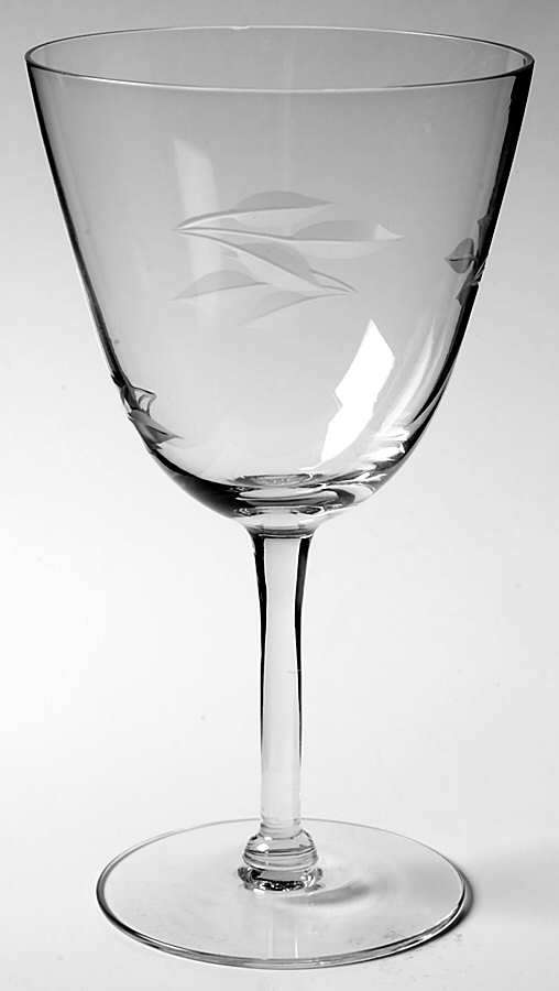 Silver Leaf Water Goblet by Seneca-1