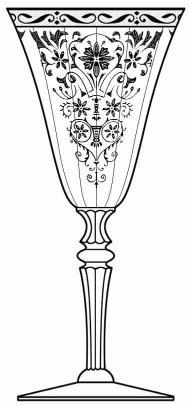 Silvia Water Goblet by Seneca-1