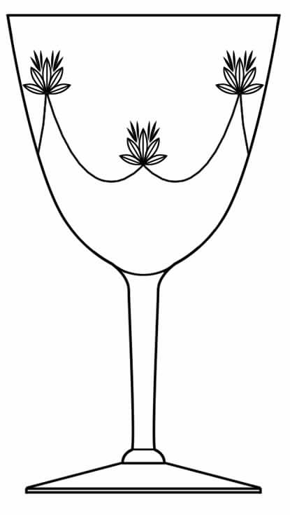 Spring Song Water Goblet by Seneca-1