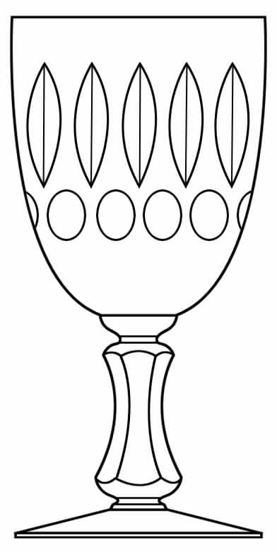 Strathmore (Non Cut Base) Water Goblet by Seneca-1