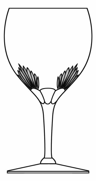 Sunrise Water Goblet by Seneca-1