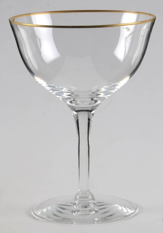 Sylvia (Gold Trim) Champagne/Tall Sherbet by Seneca-1