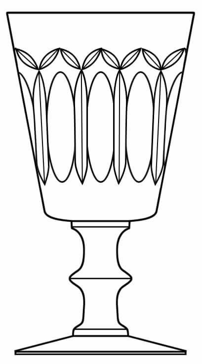 Tudor Water Goblet by Seneca-1