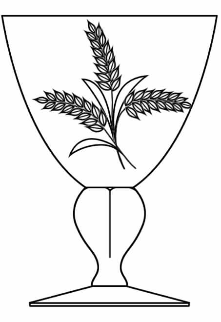 Wheat Water Goblet by Seneca-1
