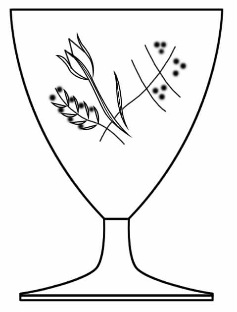 Spring Breeze Water Goblet by Stonegate-1