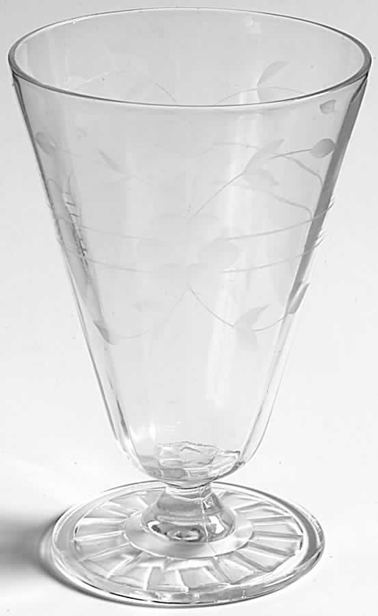 Cut 92 10 Oz Footed Tumbler by Standard Glass-1