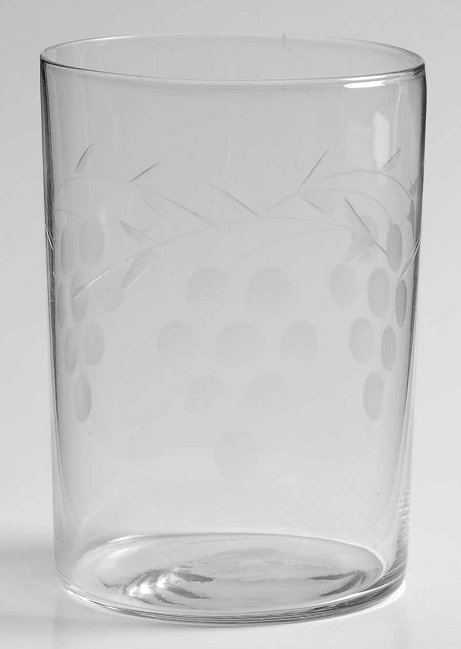 Grape Clear (Cut 6) 9 Oz Flat Tumbler by Standard Glass-1
