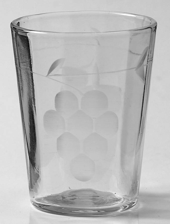 Grape Clear (Cut 6) Shot Glass by Standard Glass-1