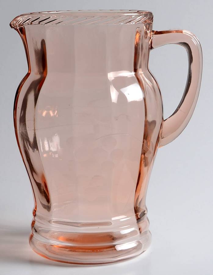 Grape Rose (Cut 6) 48 Oz Pitcher by Standard Glass-1