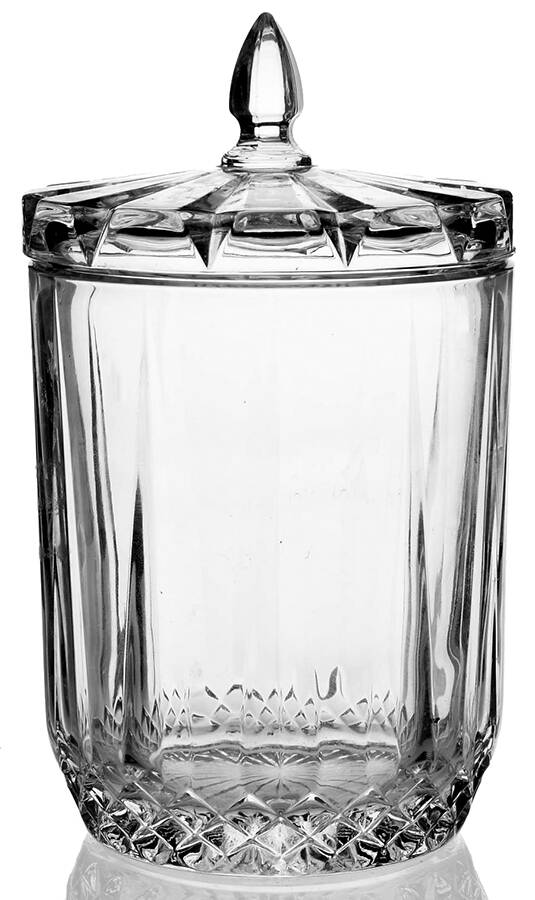 Belmont Biscuit Barrel & Lid by St George-1