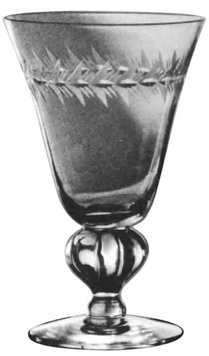Kungsholm Water Goblet by Skruf-1