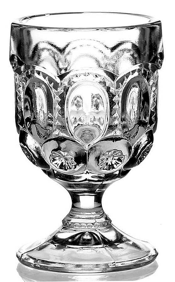 Moon and Star Clear Cordial Glass by Smith Glass -1