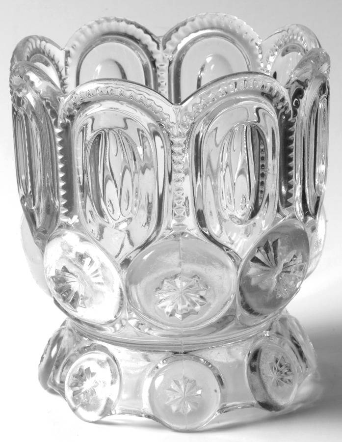 Moon and Star Clear Sugar Bowl No Lid by Smith Glass -1