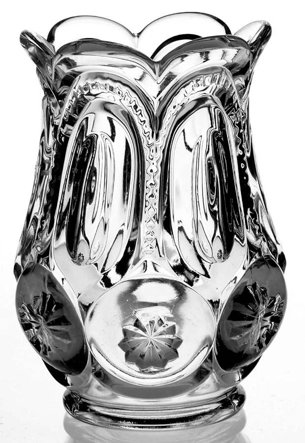 Moon and Star Clear Celery Vase by Smith Glass -1