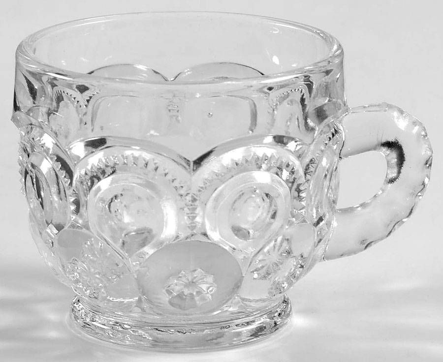 Moon and Star Clear Punch Cup by Smith Glass -1
