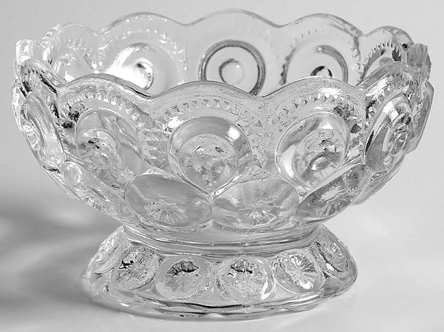 Moon and Star Clear 4" Nappy by Smith Glass -1