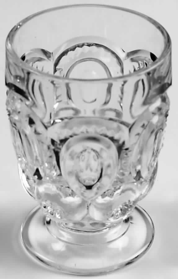Moon and Star Clear 7 Oz Footed Tumbler by Smith Glass -1