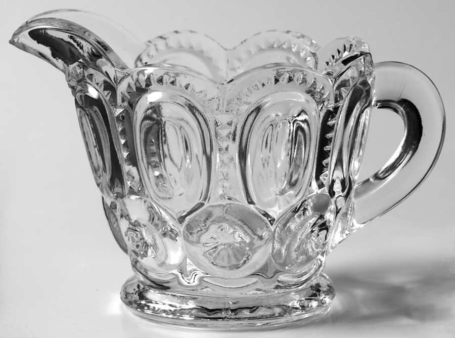 Moon and Star Clear Creamer by Smith Glass -1