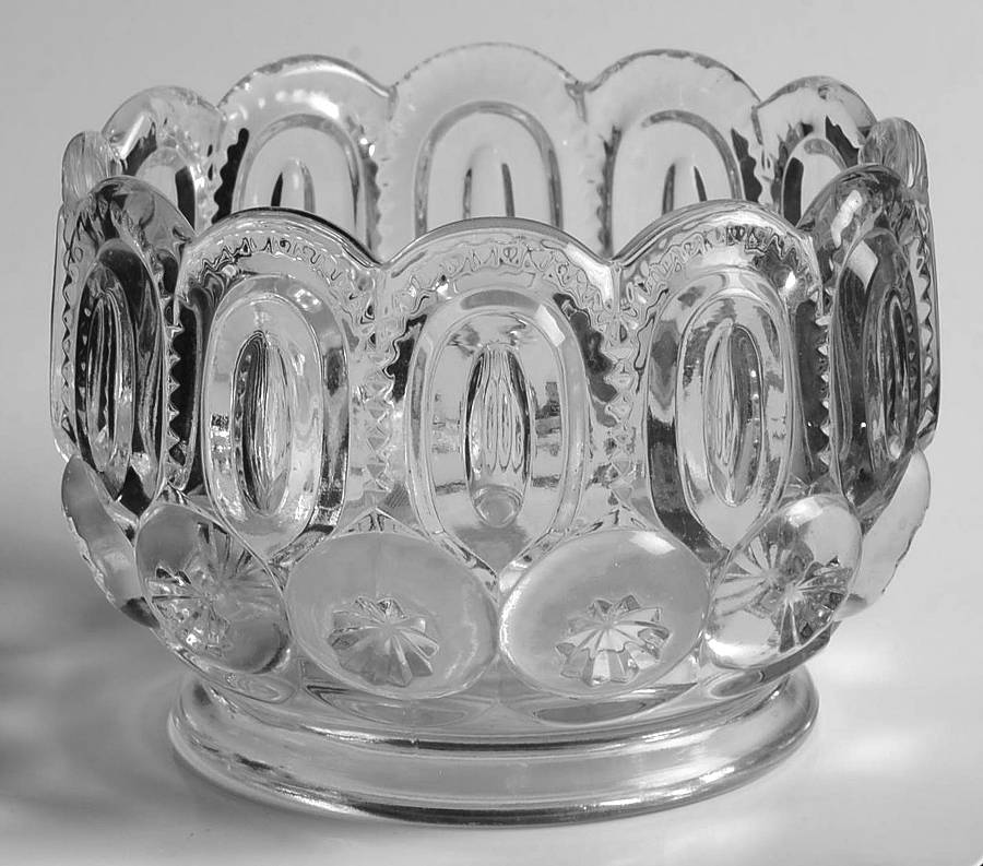 Moon and Star Clear Finger Bowl by Smith Glass -1
