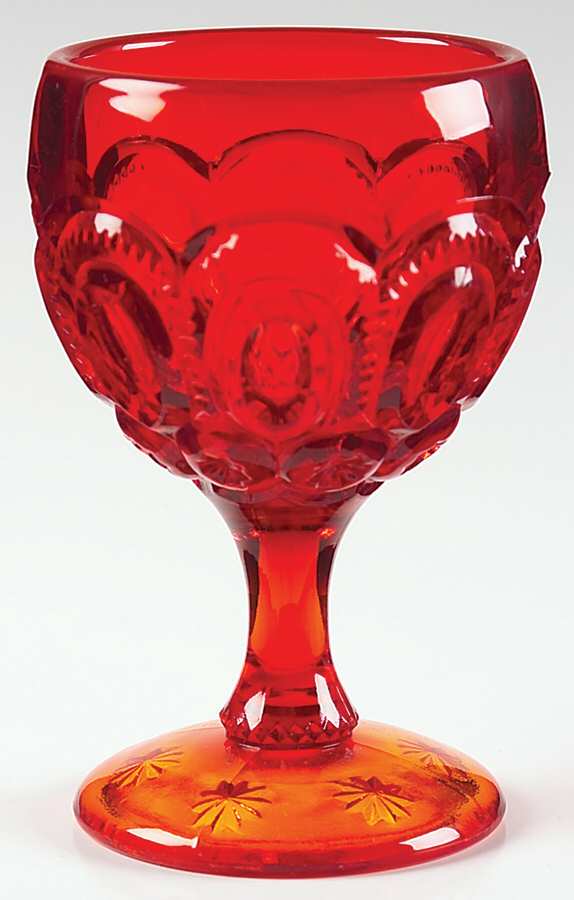 Moon and Star Amberina Claret Wine by Smith Glass -1