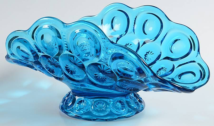 Moon and Star Blue Large Boat by Smith Glass -1