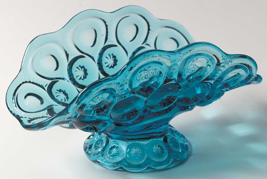 Moon and Star Blue Small Boat by Smith Glass -1