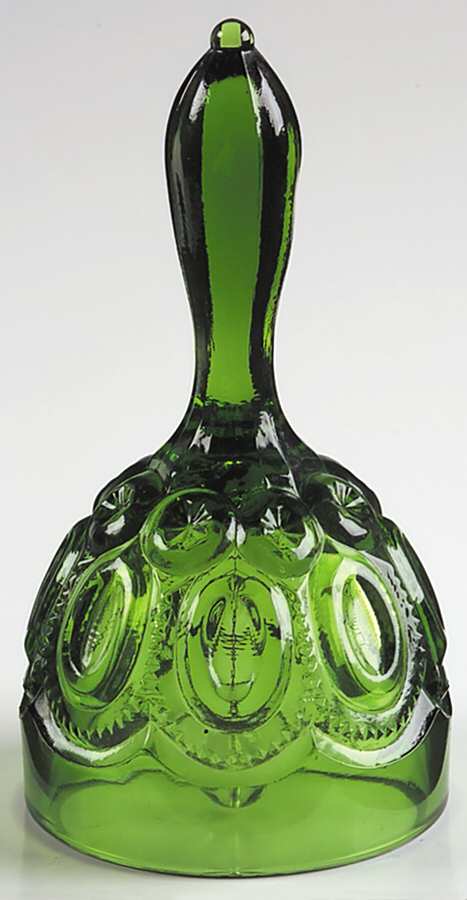 Moon and Star Green Bell by Smith Glass -1