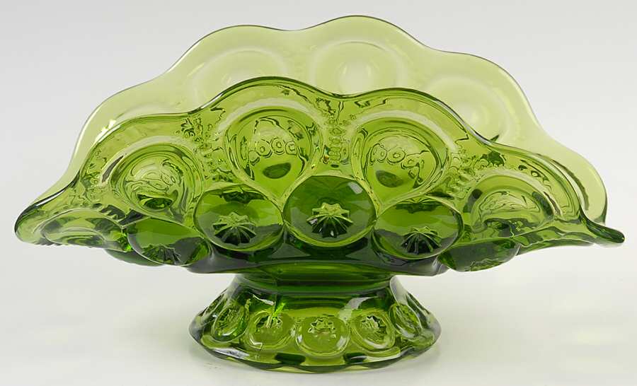 Moon and Star Green Small Boat by Smith Glass -1