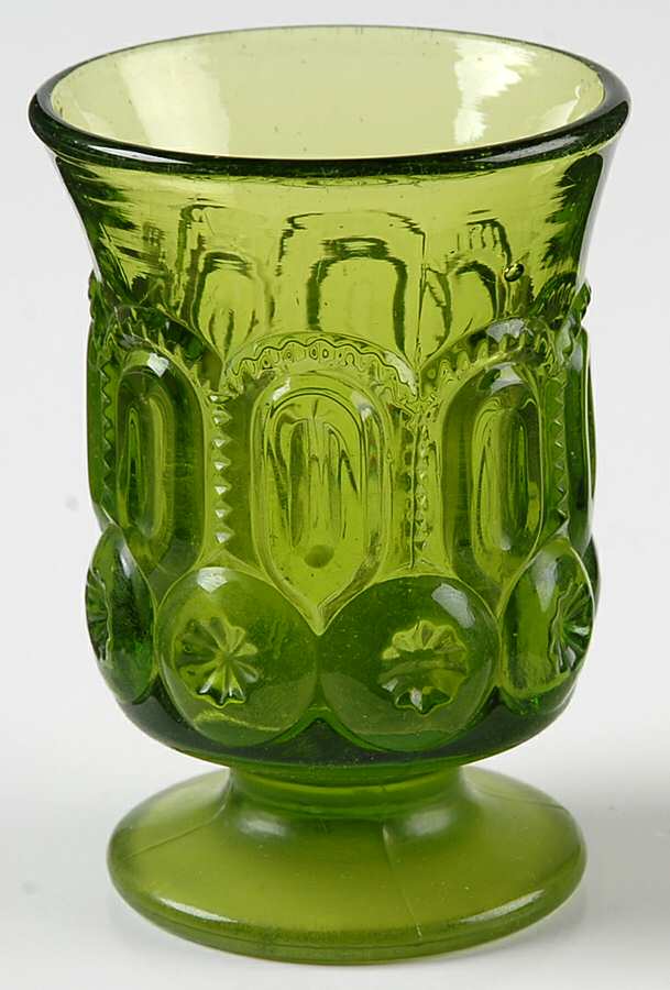 Moon and Star Green Open Urn by Smith Glass -1