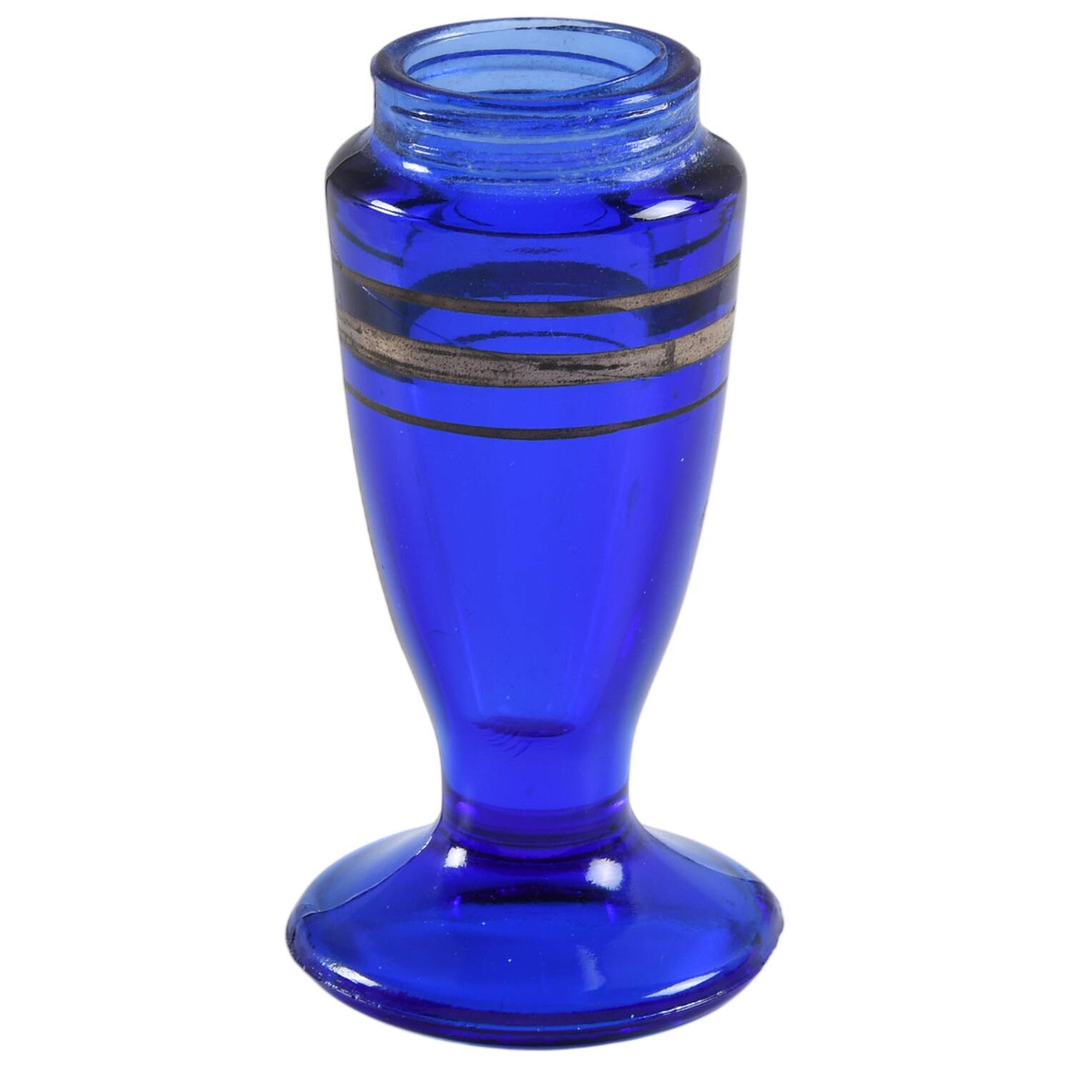 Mt. Pleasant Cobalt Blue Shaker No Lid by Smith Glass -1