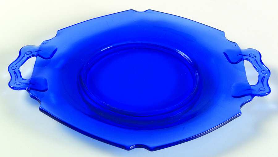 Mt. Pleasant Cobalt Blue Mayonnaise Underplate Only by Smith Glass -1