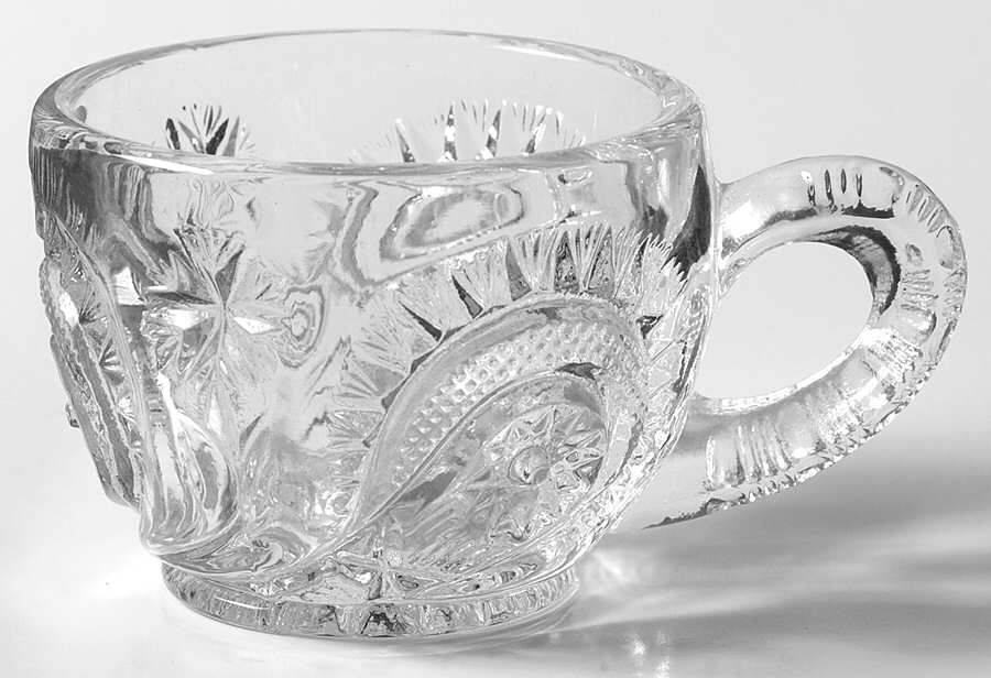 Pinwheel & Stars Punch Cup by Smith Glass -1