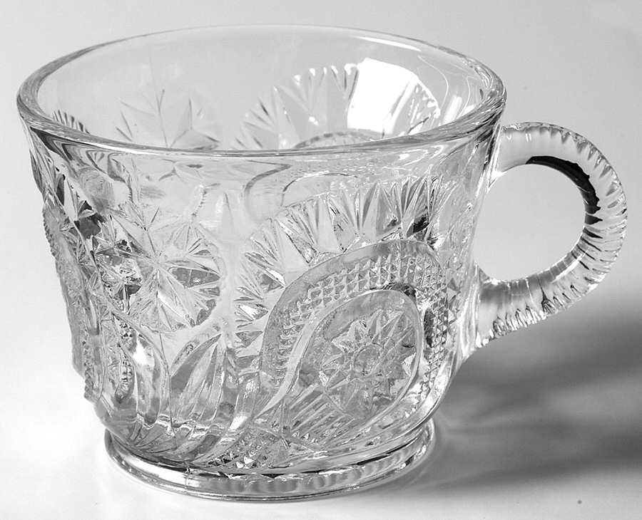 Pinwheel & Stars Punch Cup by Smith Glass -1