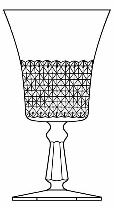 Elizabeth Water Goblet by Spode-1