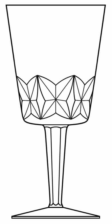 Shirley Water Goblet by Spode-1