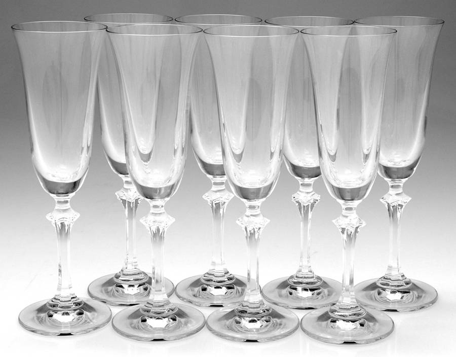 Tosca (No Trim) Fluted Champagne - Set of 8 by Spiegelau-1