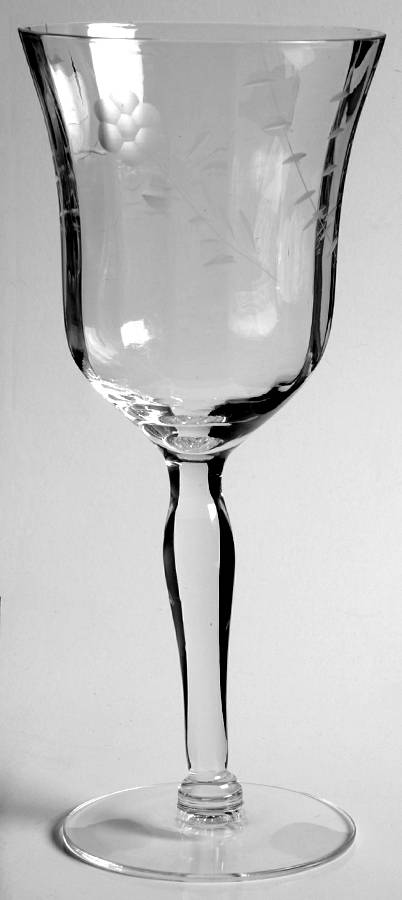Drury (Bulbous Stem) Water Goblet by Sears-1
