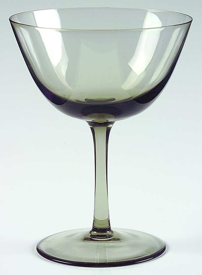 Navarre Smoke Champagne/Tall Sherbet by Sussmuth Crystal-1